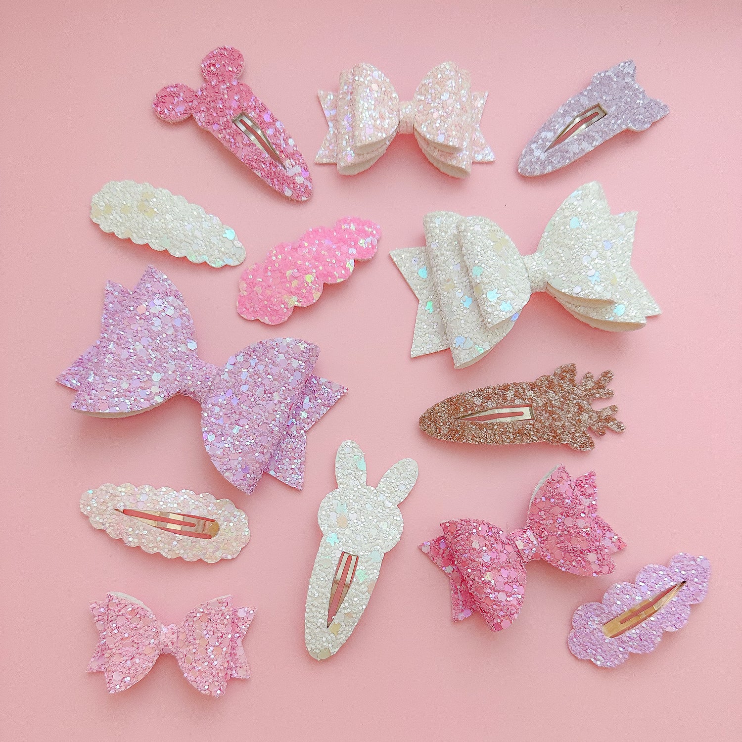hair bow craft dies diy sizzix glitter 