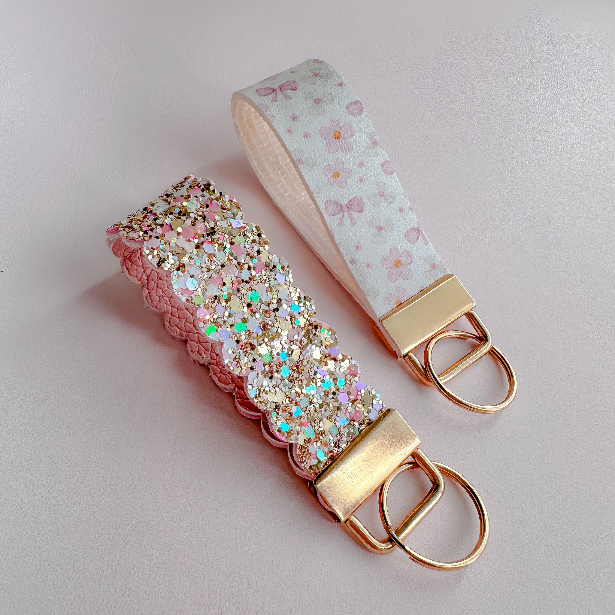 Scalloped & Straight Keyring Strap Die Glitter Glitter On The Wall Exclusive