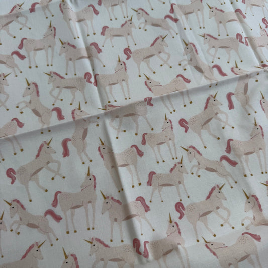 Fat Quarter Cotton Fabric Unicorn