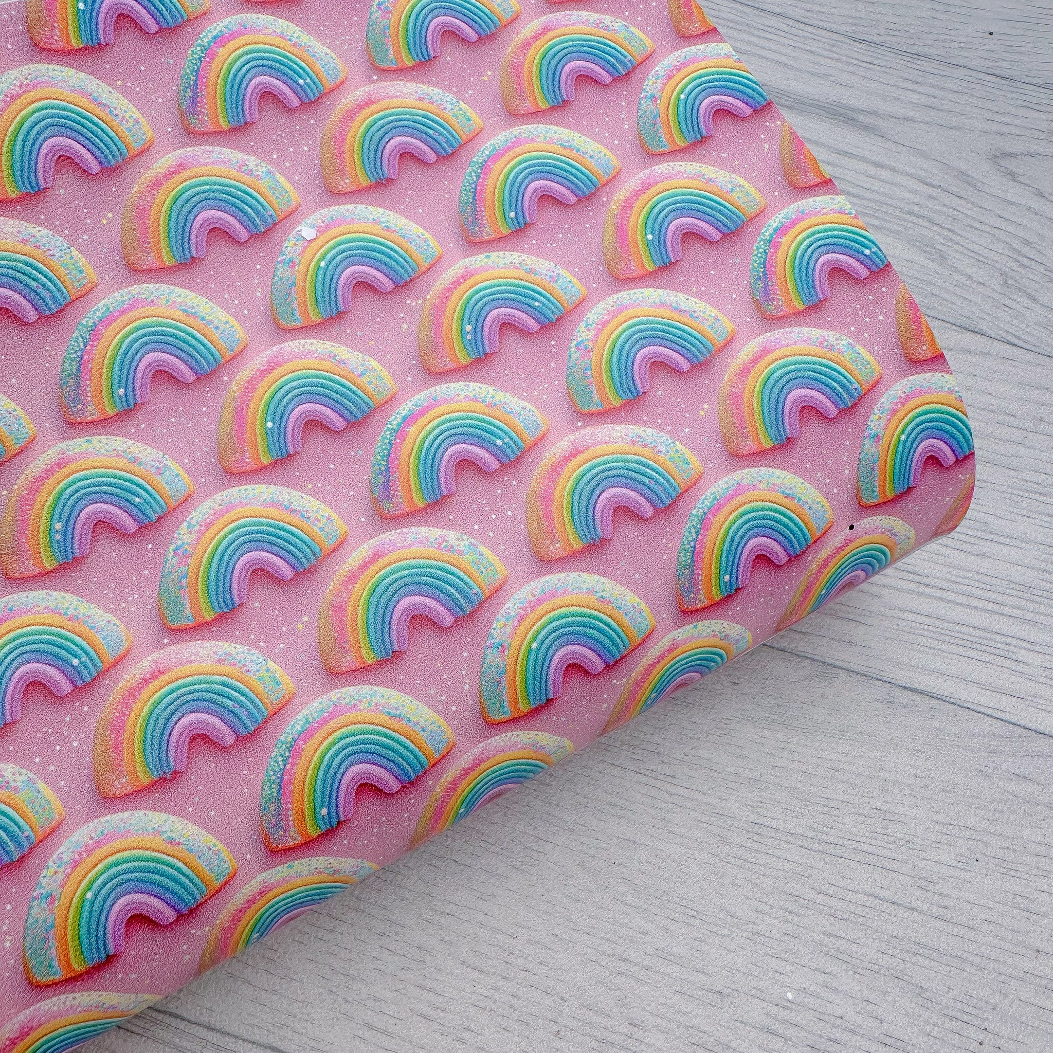Rainbow Donuts Leatherette