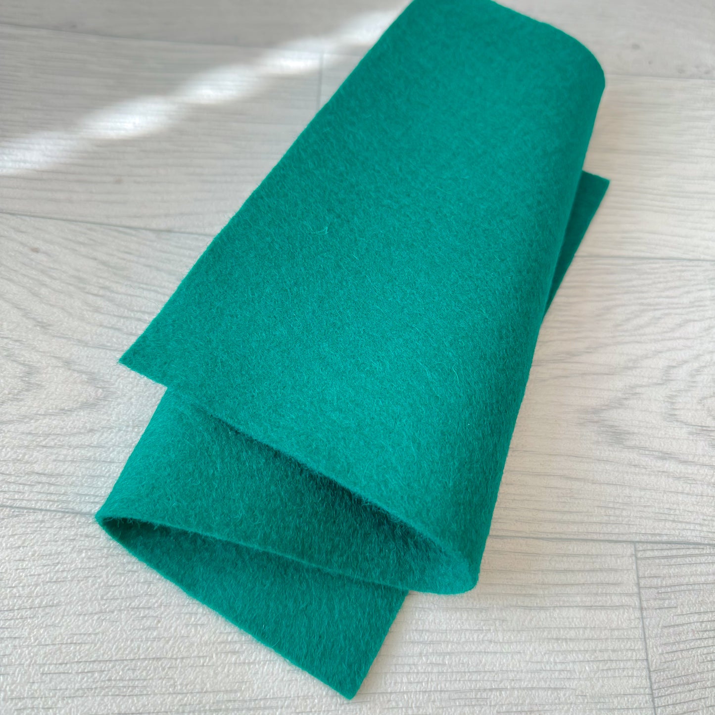 Peacock Green 100% Merino Wool Felt