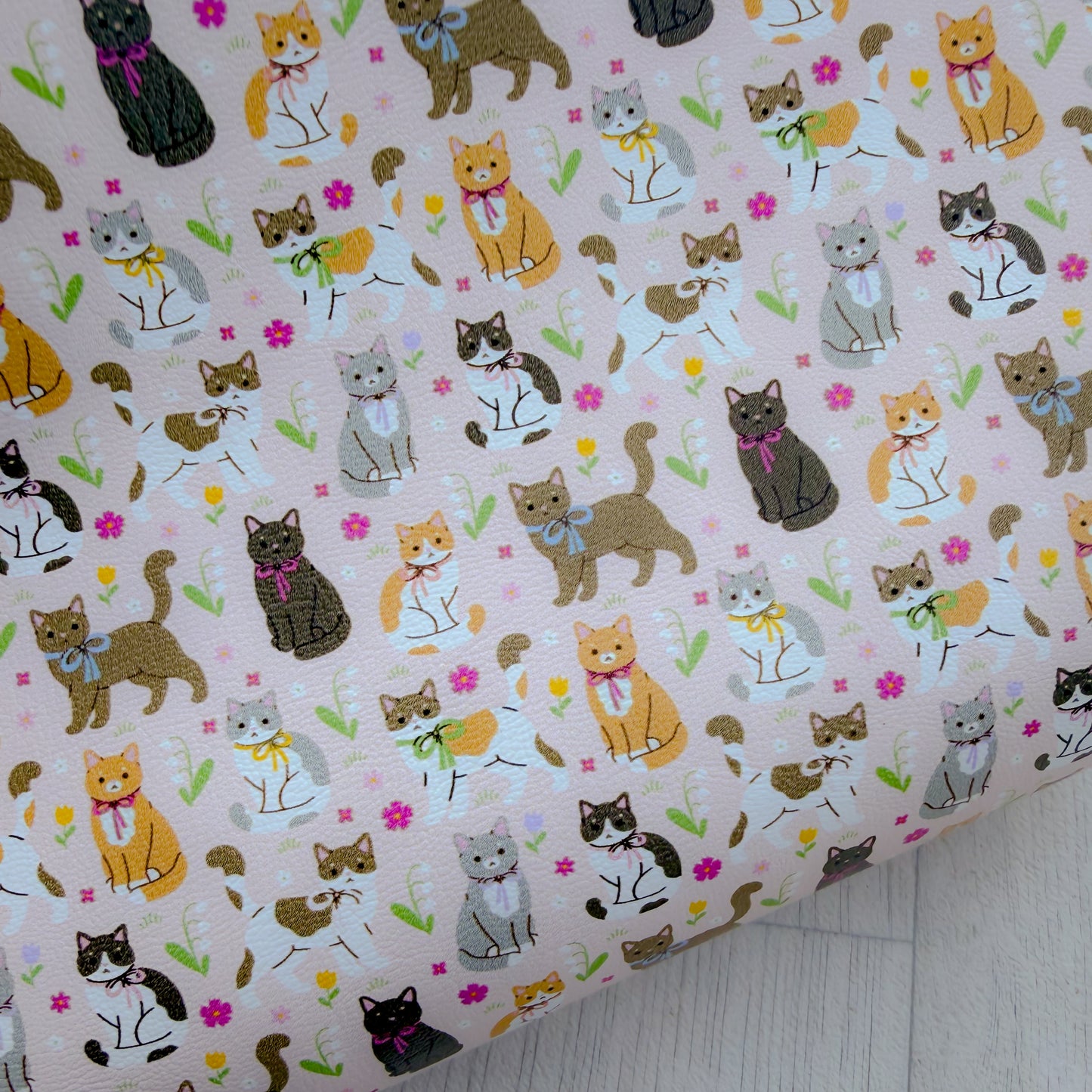 Cat Lover Faux Leather Sheet