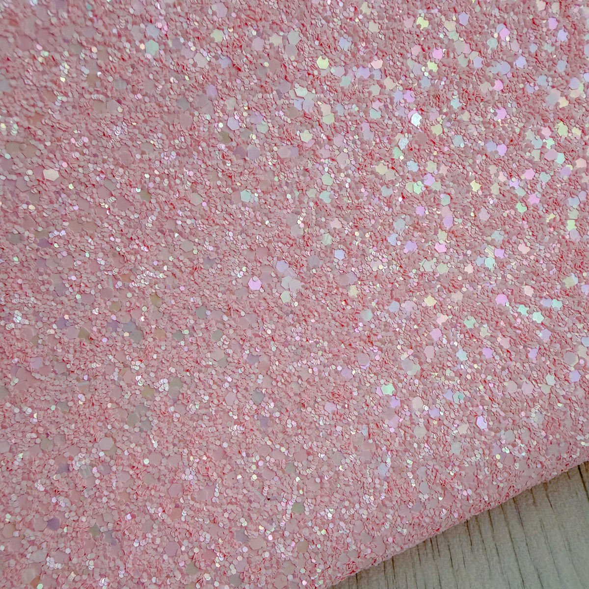 Powdery Pink Chunky Glitter Sheet *new shade*