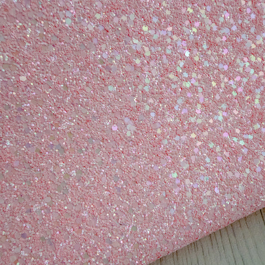 Powdery Pink Chunky Glitter Sheet *new shade*