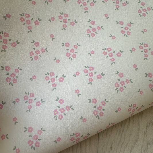 Sweet Pink Blossoms Leatherette