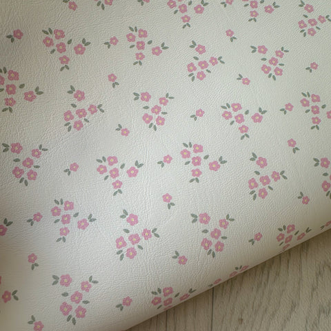 Sweet Pink Blossoms Leatherette