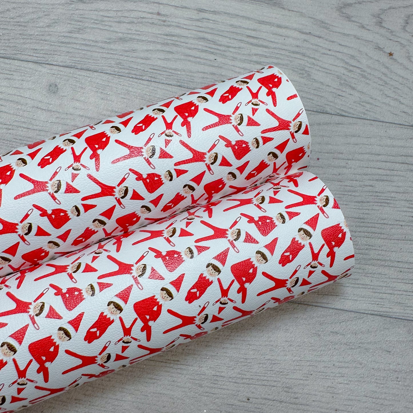 Red Santa’s Little Helper Leatherette