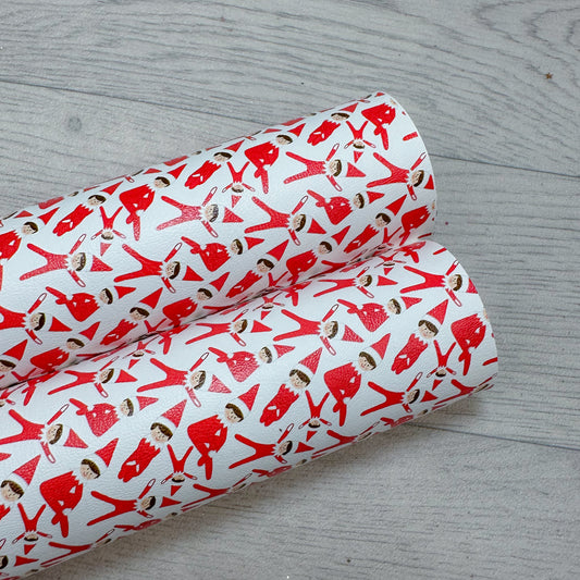 Red Santa’s Little Helper Leatherette