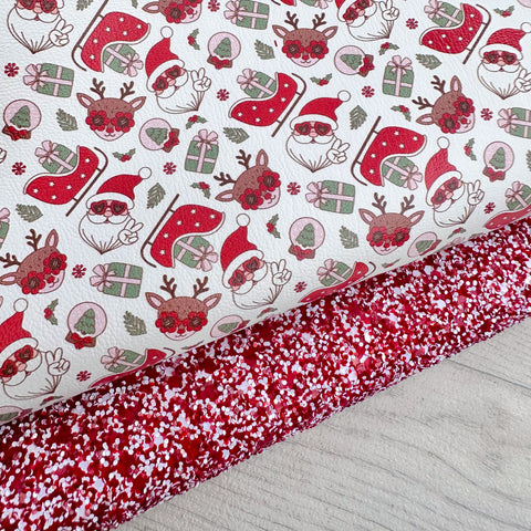 Cool Santa Glitter Duo