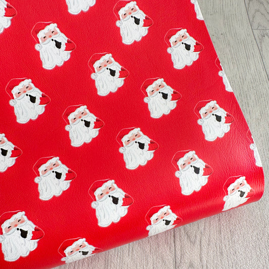 Shh Santa All Red Leatherette
