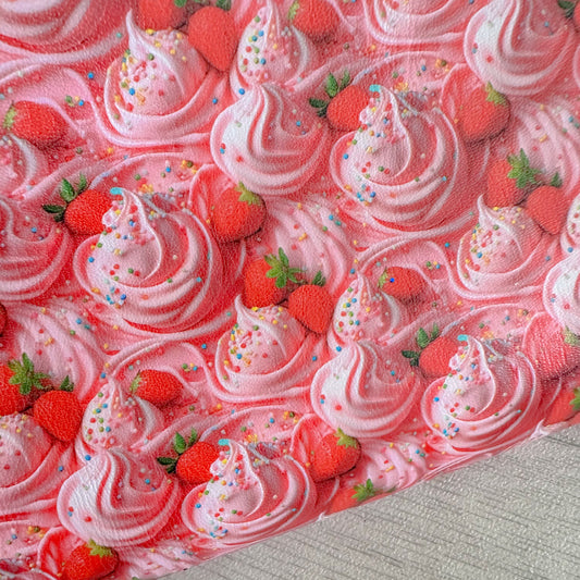 Strawberry Ice Cream Leatherette