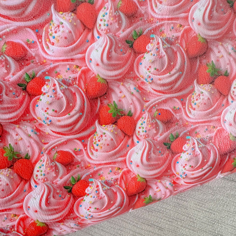 Strawberry Ice Cream Leatherette