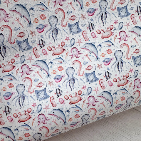 Sea Creatures Leatherette