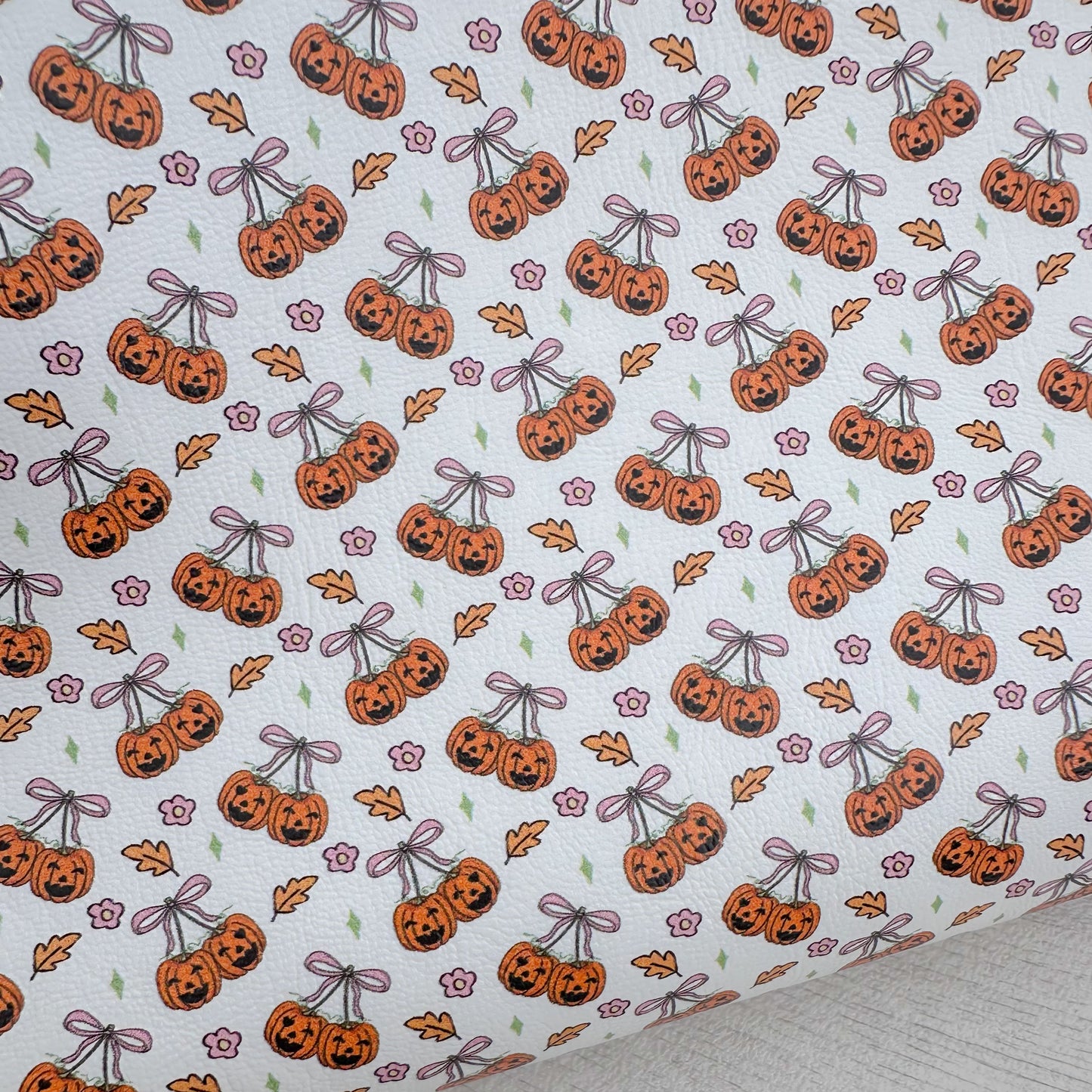 Cherry Pumpkins Leatherette