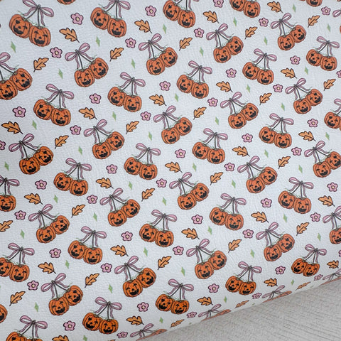 Cherry Pumpkins Leatherette