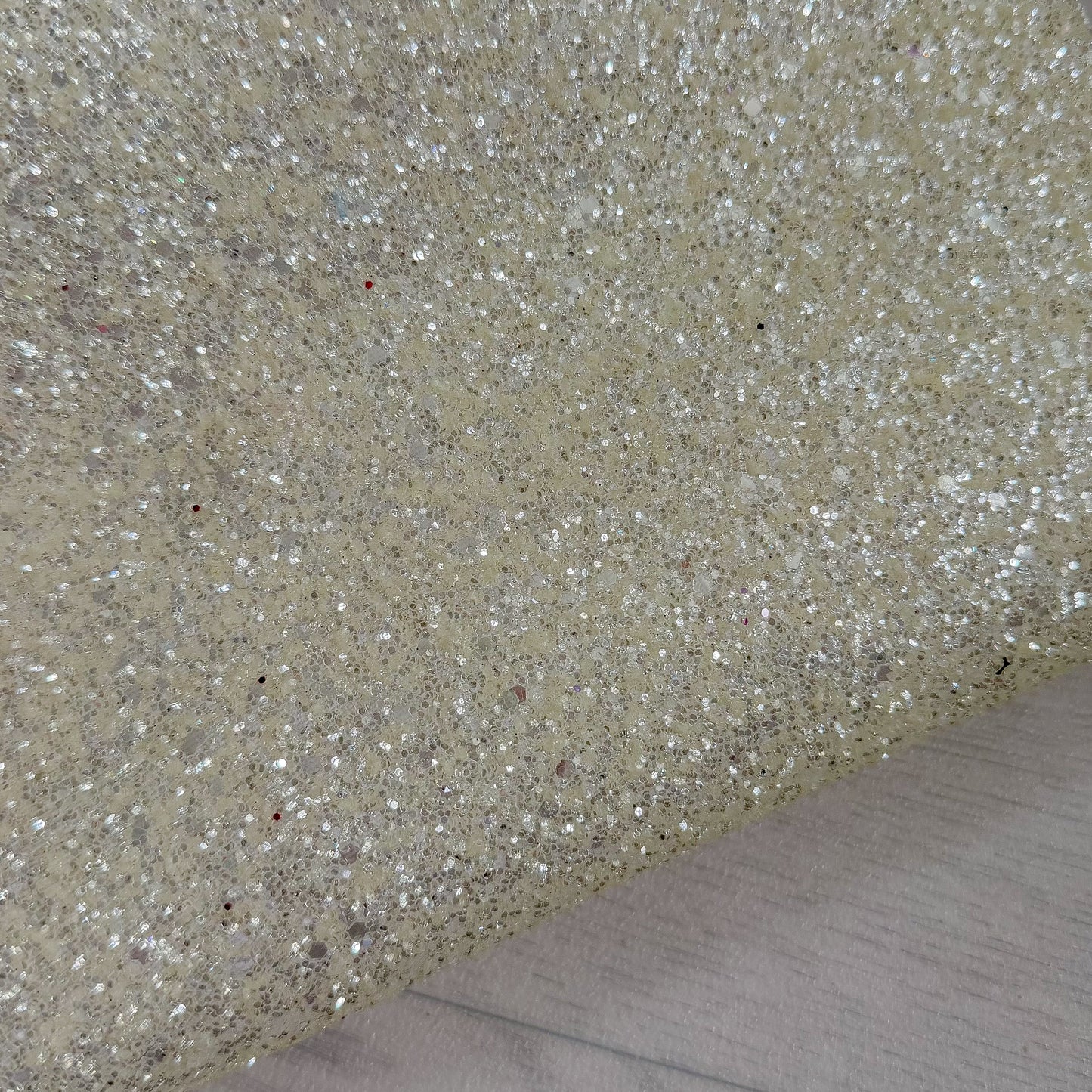 A4 Pastel Yellow Glitter Sheet
