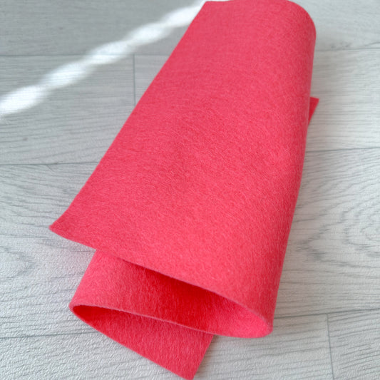 Rosy Cheeks 100% Merino Wool Felt