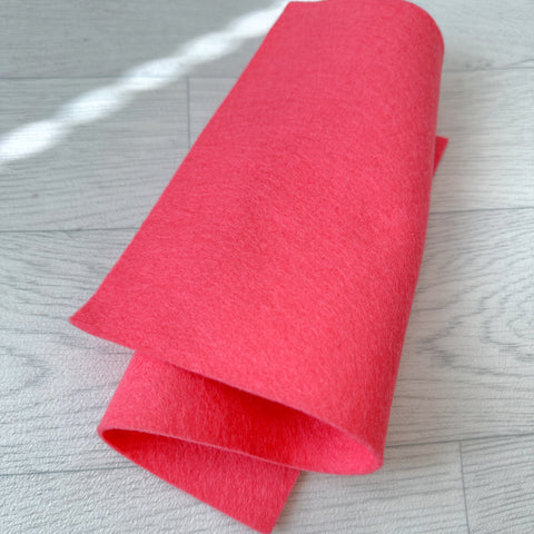 Rosy Cheeks 100% Merino Wool Felt