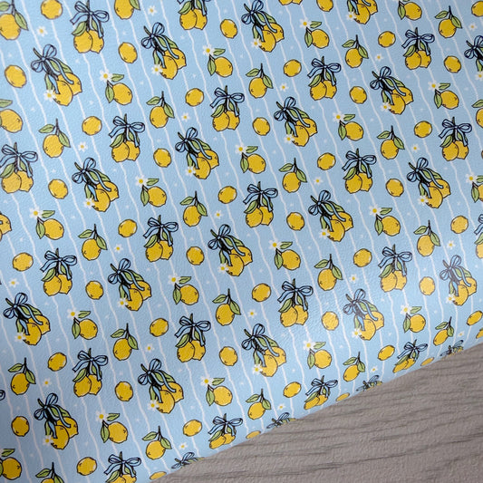 Blue Lemons Leatherette