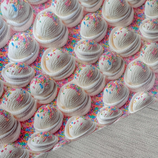 Sprinkles Ice Cream Scoops Leatherette