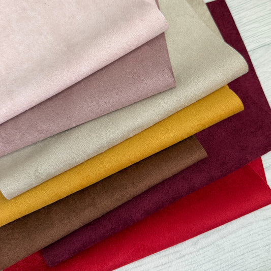 Double Faced Soft Faux Suede