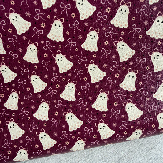 Little Boho Ghostie Faux Leather Sheet