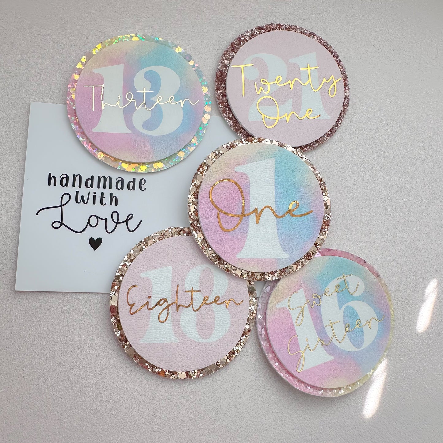 Double Number Badge – Ready Made