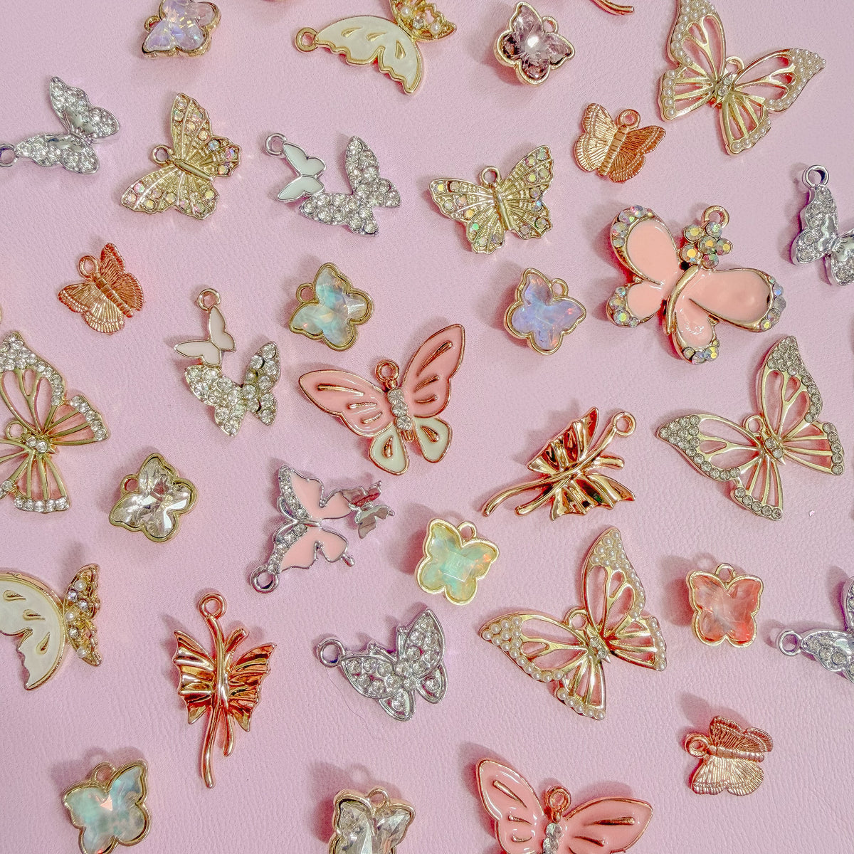 Gold Butterfly Charms