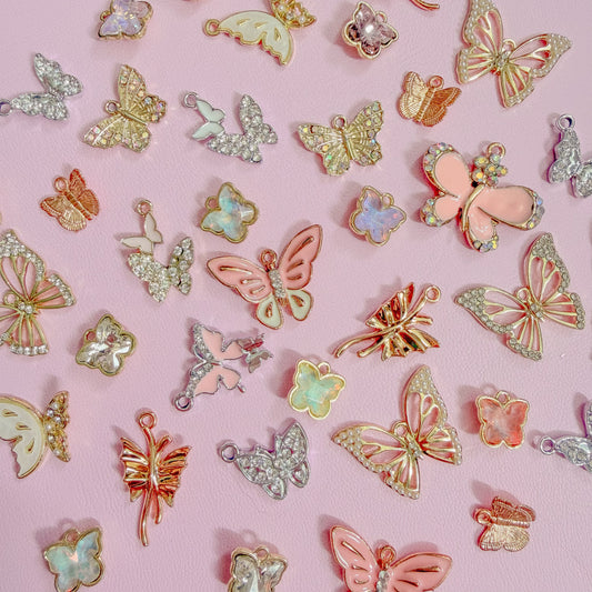 Gold Butterfly Charms