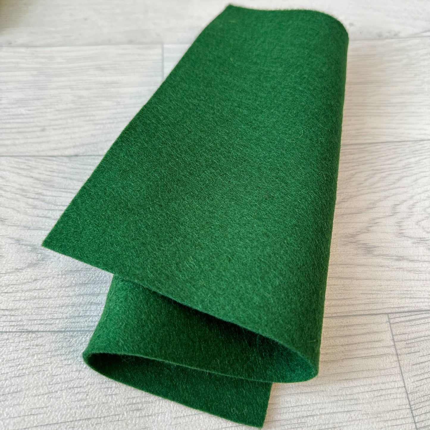 Bottle Green 100% Merino Wool Felt