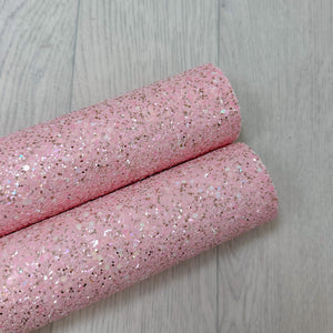Gold Sprinkle Pink Chunky Glitter