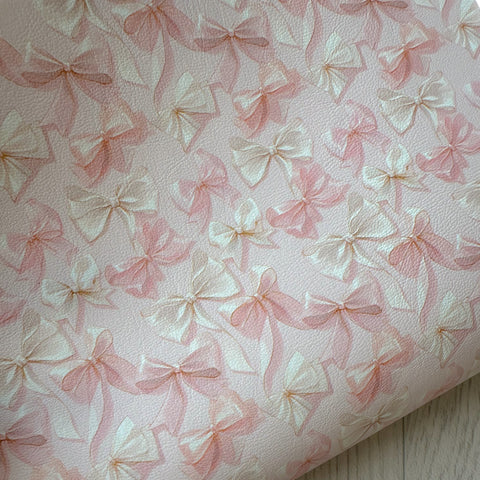Satin Bows Leatherette