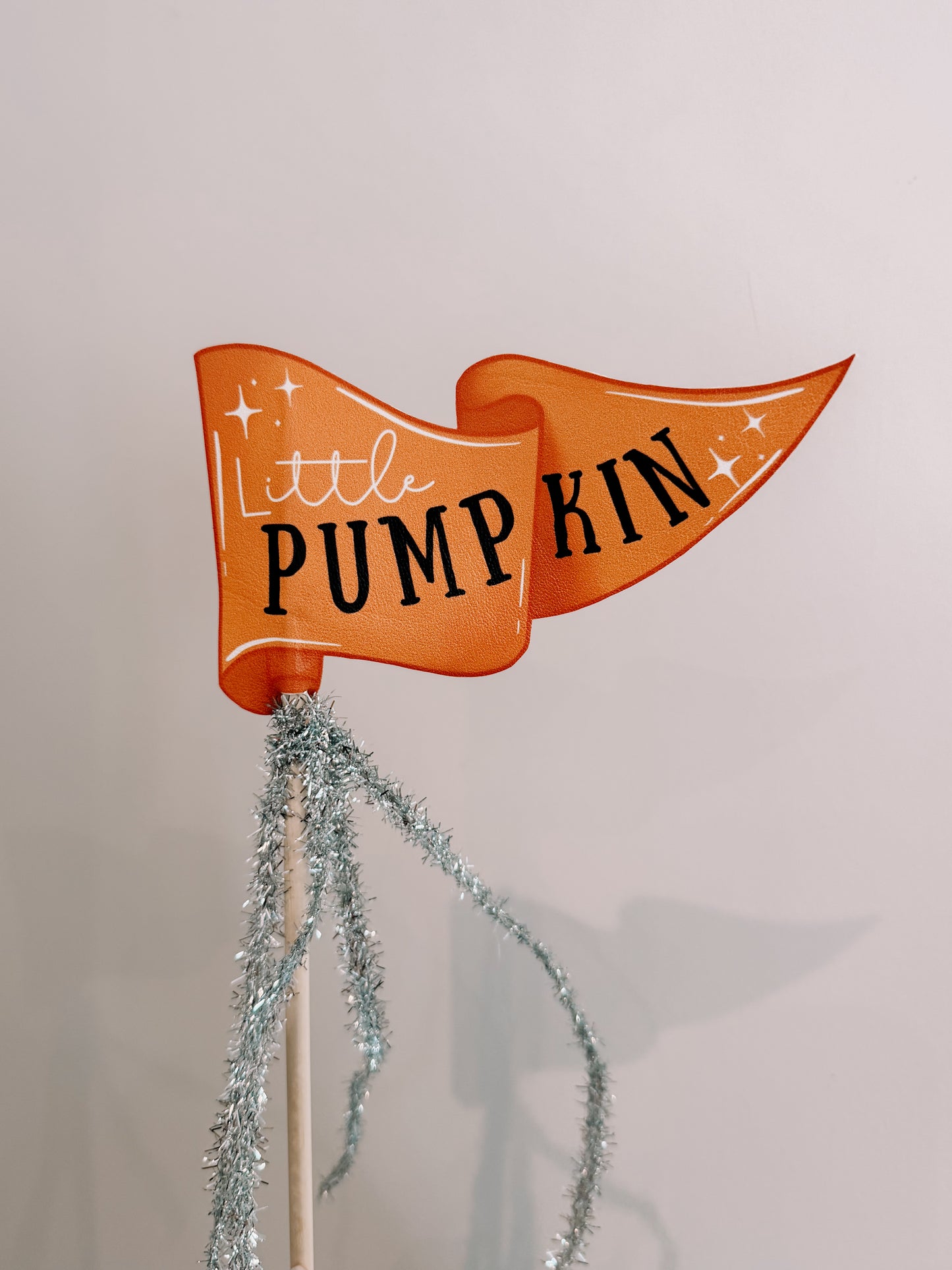 Halloween DIY Cut Out Flags Leatherette Sheet