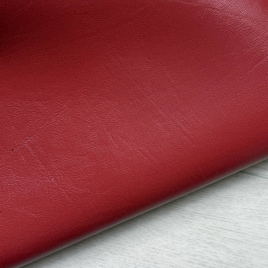 Cranberry Red Faux Leather