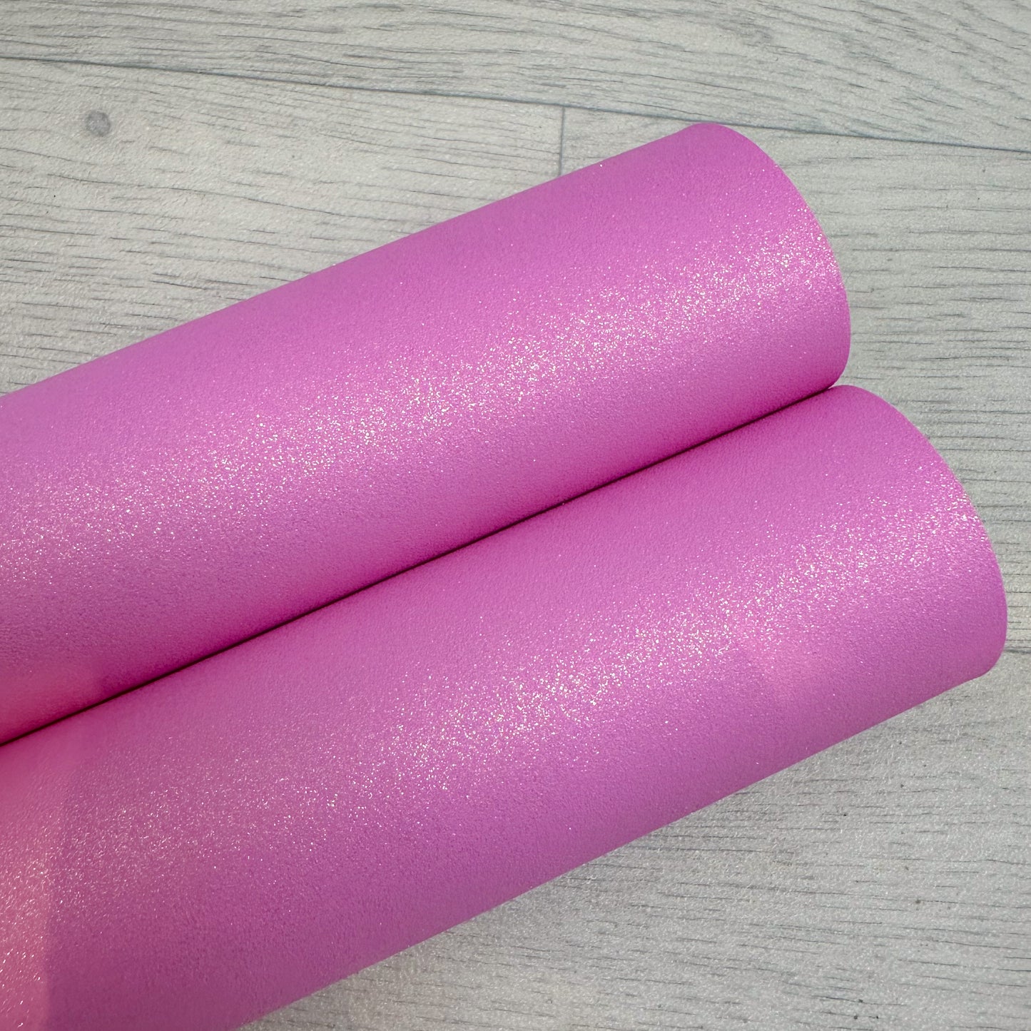 Glittery Suede Candy Pink