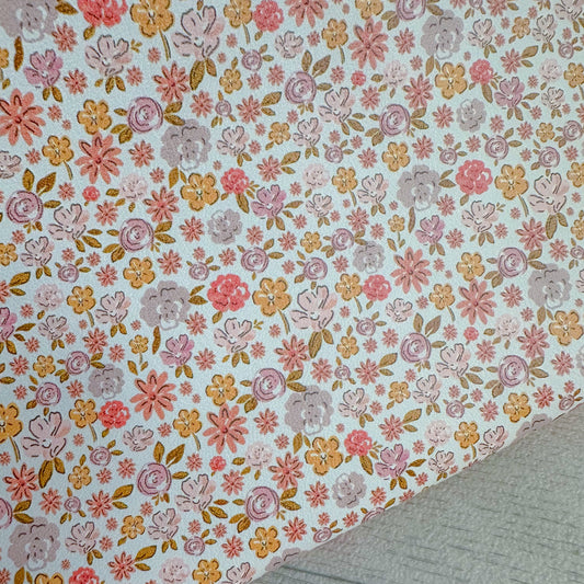 Blooming Boho Faux Leather Sheet