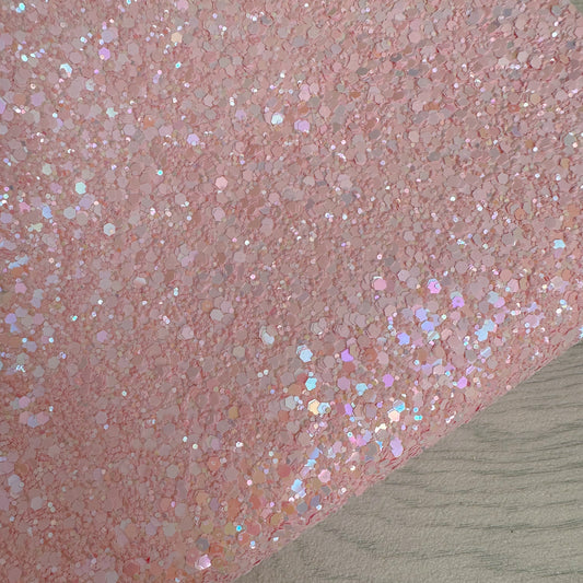 Powdery Pink Chunky Glitter