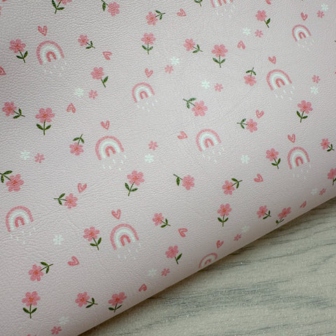 Rainbows & Blooms Leatherette