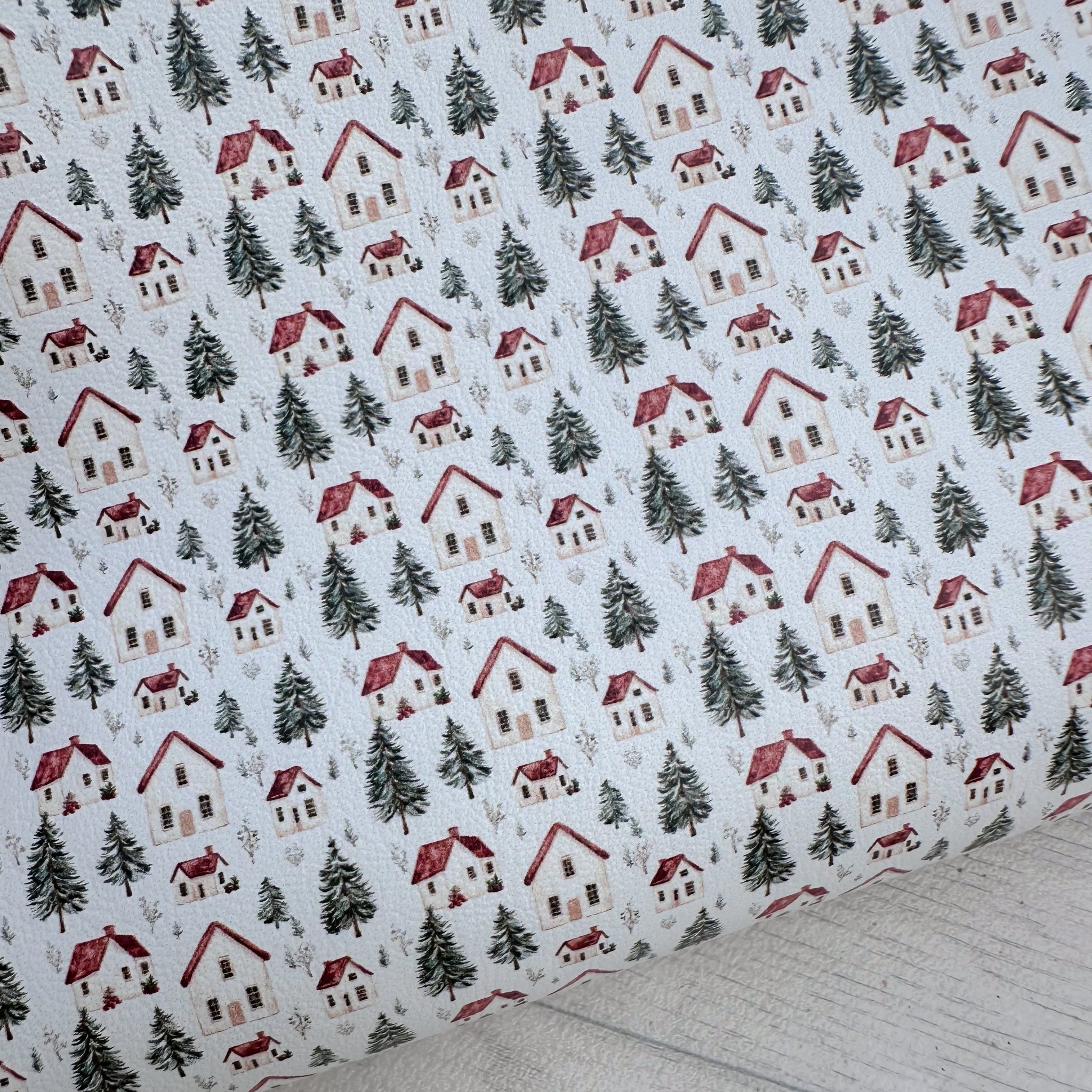 Christmas Houses Leatherette