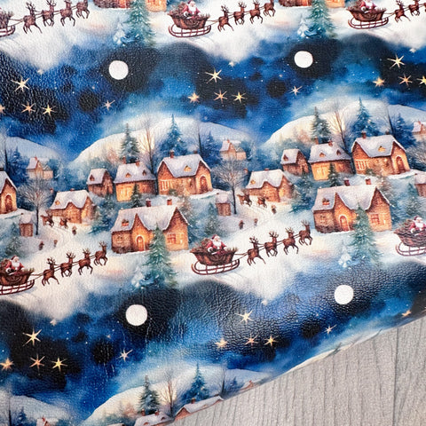 Santa’s Visit Leatherette