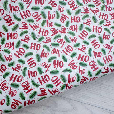 Ho Ho Ho Spruce Leatherette