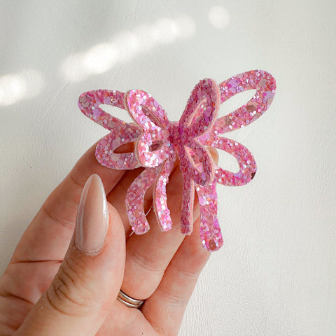 PREORDER DECEMBER  Ribbon Bow Die Glitter Glitter On The Wall