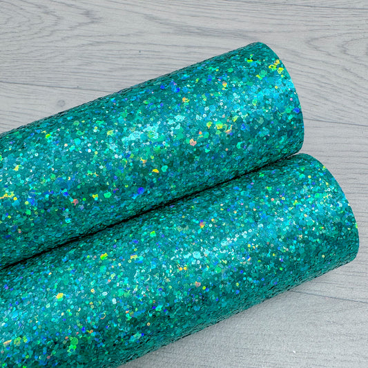 Teal Hologram Extra Chunky Glitter