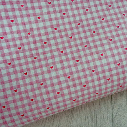 Love Gingham Leatherette