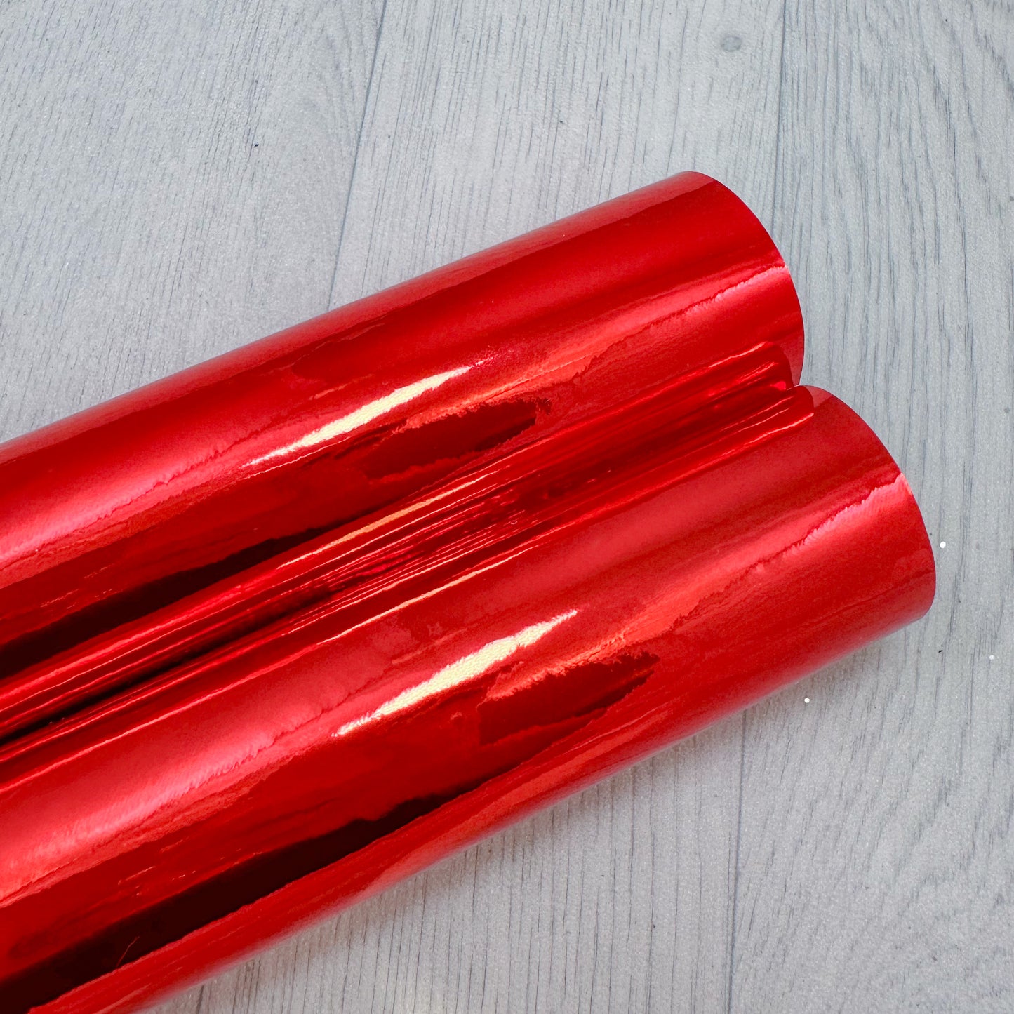 Mirror Mirror Red Leatherette
