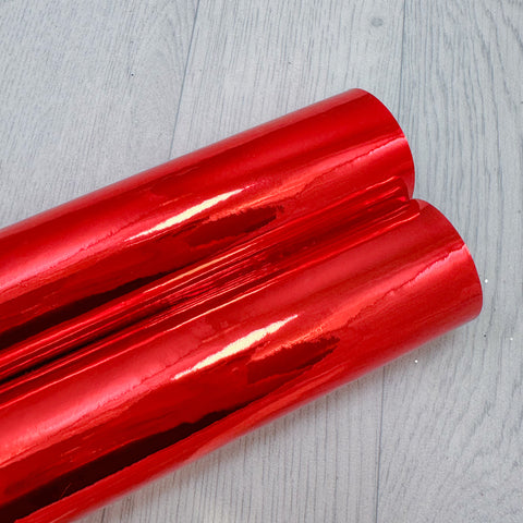 Mirror Mirror Red Leatherette