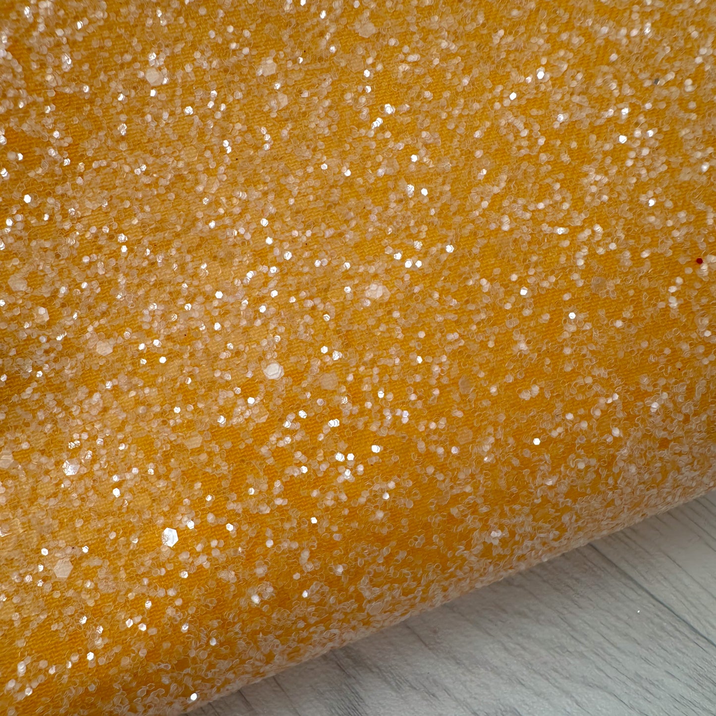 Frosted Mustard Chunky Glitter