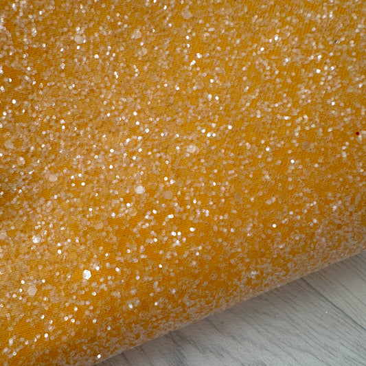 Frosted Mustard Chunky Glitter