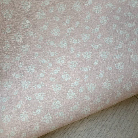 Pale Pink Blossom Blooms Leatherette