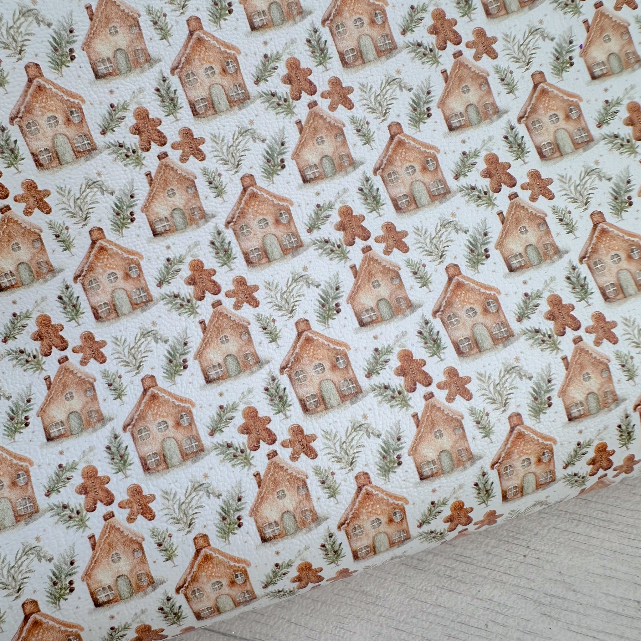 Gingerbread Town Leatherette